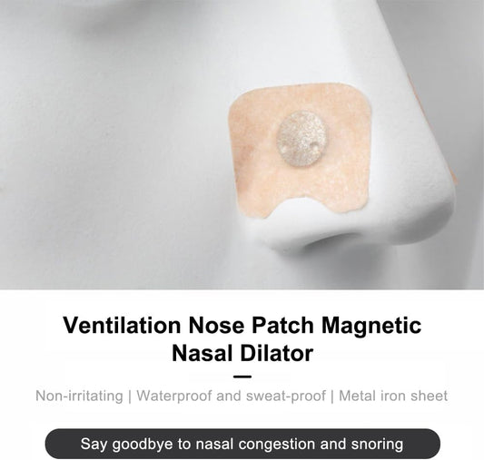 Anti-snoring Nose Clip Nasal Breathing Dilators Starter Kits Magnetic Nose Strips Increase Sports Air Intake Improve Sleeping (Black, 15 Count)