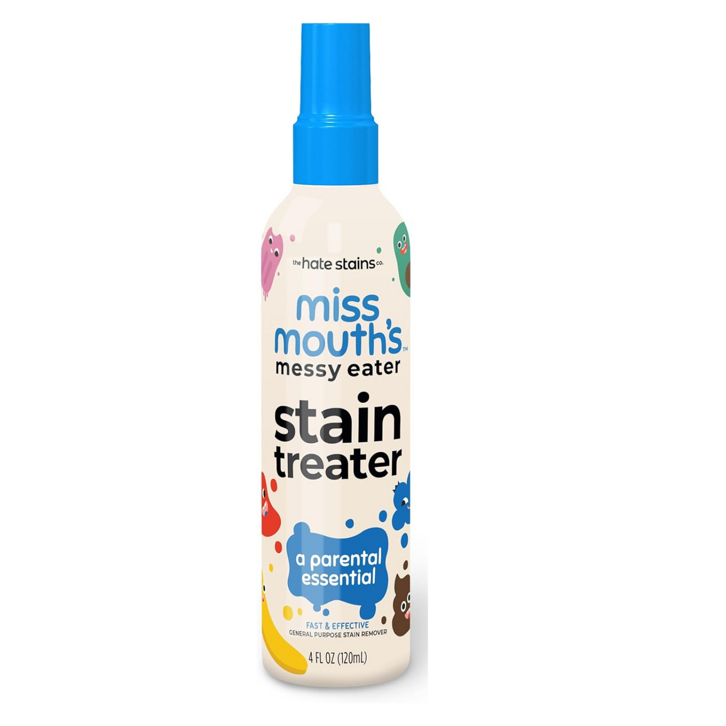 Miss Mouth's Messy Eater Stain Treater Spray - 4oz Stain Remover (a parental essential non toxic and effective)
