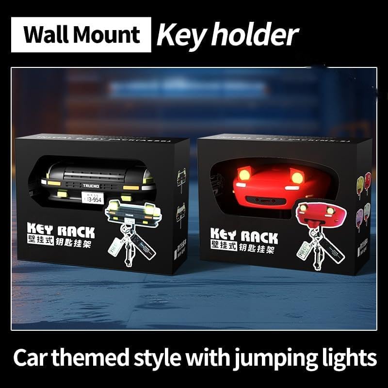Wall-Mounted Stainless Steel Key Holder & Mail Organizer: Space-Saving Modern Key Rack for Home, Office, & Car Keys.