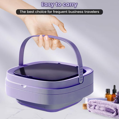 Compact 13L Portable Washing Machine: Ideal for Underwear, Socks, Baby Clothes, Towels, Pet Items. Perfect for Apartments, Hotels, RVs, Dorms, Camping, Sickrooms.